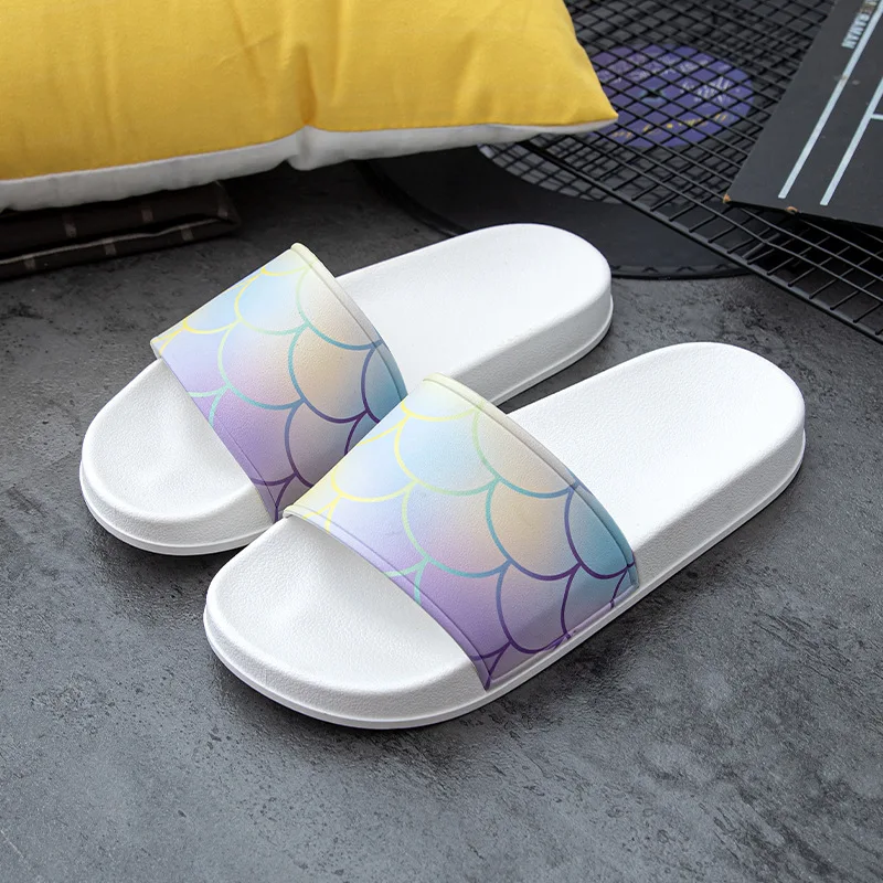 Summer Women's Colorful Fish Scale Print Platform Bathroom Home Woman Sandals 2022 NEW Fashion Beach Non-slip Flip Flops
Summer Women's Colorful Fish Scale Print Platform Bathroom Home Woman Sandals 2022 NEW Fashion Beach Non-slip Flip Flops