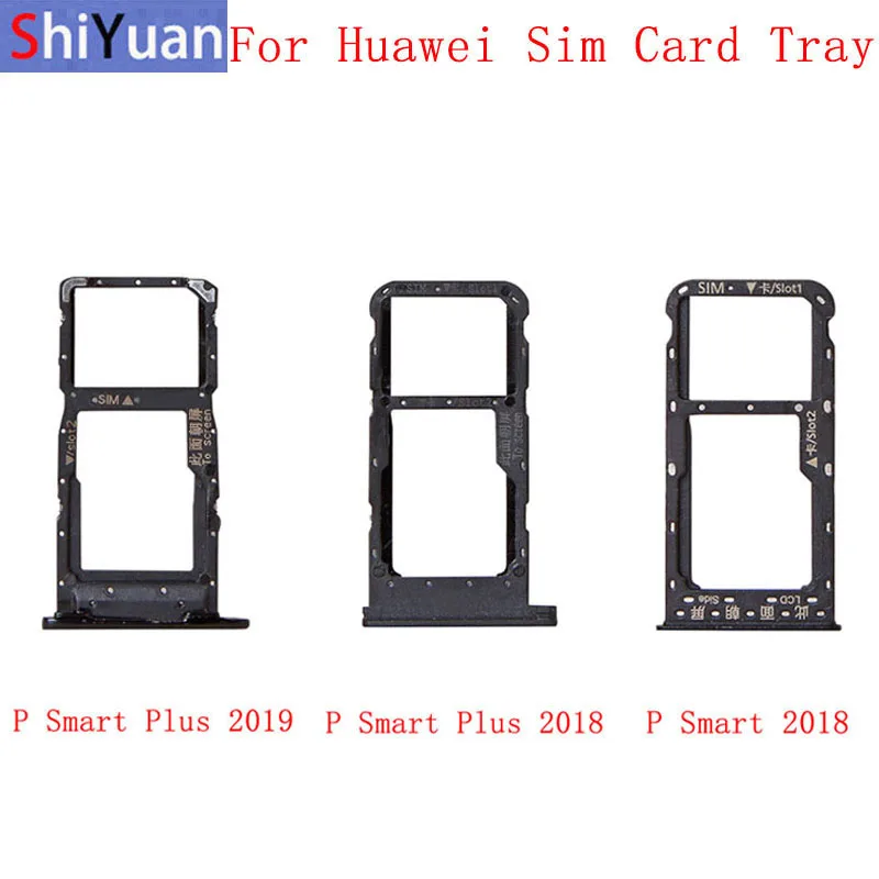 Memory MicroSD Card SIM Card Tray Parts SIM Card Slot Holder For Huawei P Smart 2018 Plus 2018 Plus 2019 Replacement Parts
Memory MicroSD Card SIM Card Tray Parts SIM Card Slot Holder For Huawei P Smart 2018 Plus 2018 Plus 2019 Replacement Parts