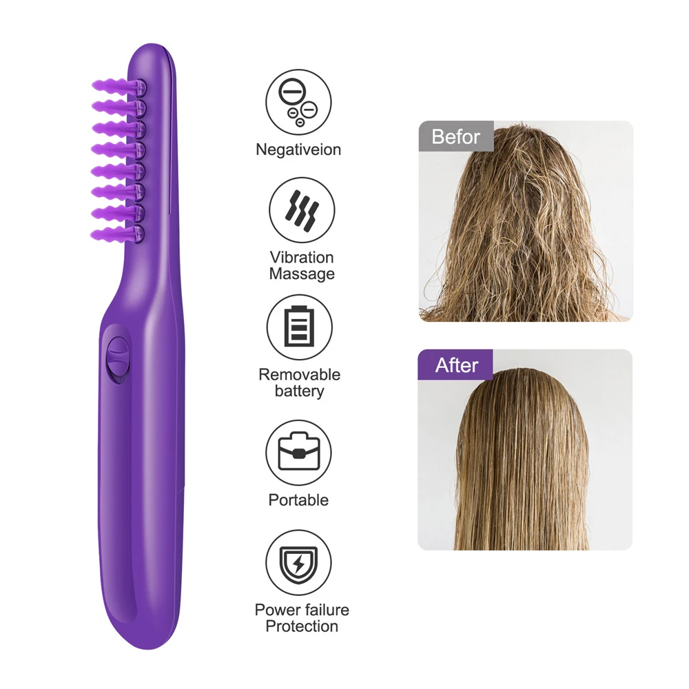 Электрическая щетка для распутывания волос, щетка для влажного и сухого массажа кожи головы, щетка для спутывания волос, парикмахерские инс... 
Электрическая щетка для распутывания волос, щетка для влажного и сухого массажа кожи головы, щетка для спутывания волос, парикмахерские инс...