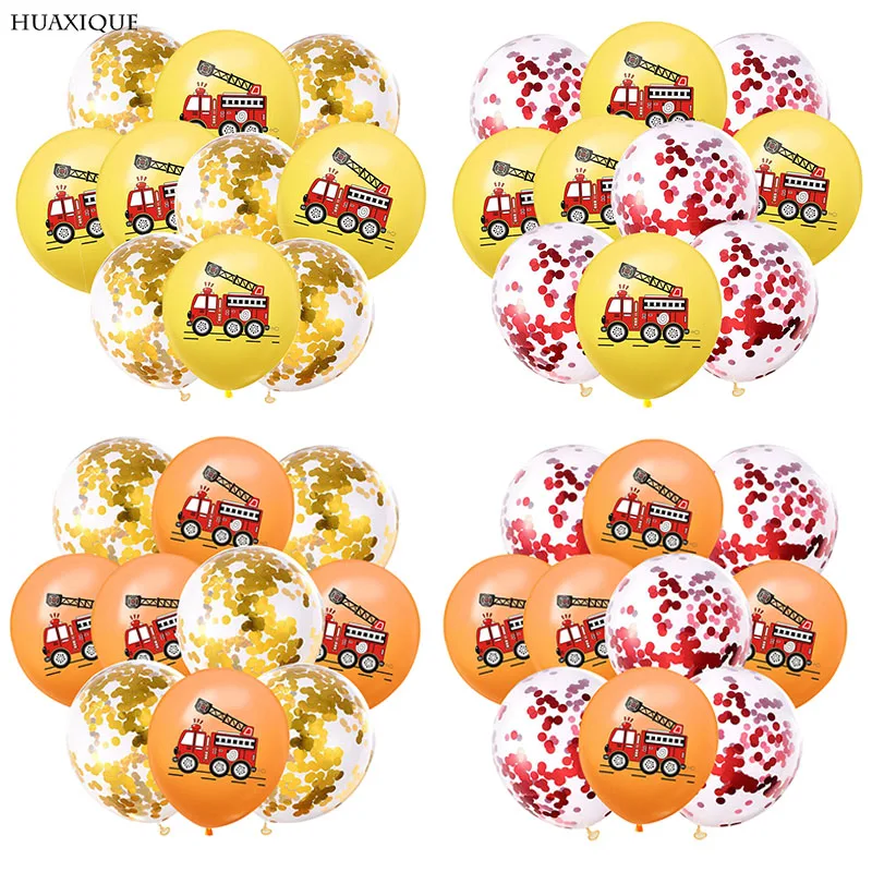 10pcs Confetti Ballons Firetruck Latex Ballon Birthday Party Decors Kids Firefighter Party Supplies Happy Birthday Ballon Globos
10pcs Confetti Ballons Firetruck Latex Ballon Birthday Party Decors Kids Firefighter Party Supplies Happy Birthday Ballon Globos