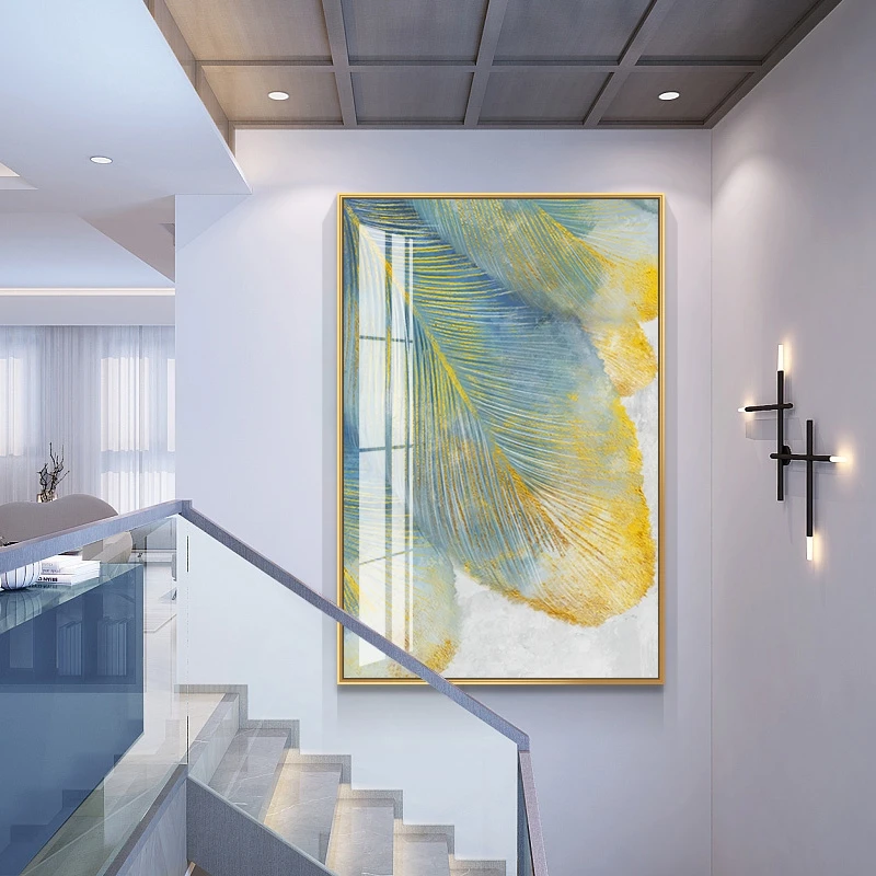 Modern Golden Feathers Abstract Canvas Painting Wall Art Poster Print Picture Decorative Painting Living Room Home Decoration
Modern Golden Feathers Abstract Canvas Painting Wall Art Poster Print Picture Decorative Painting Living Room Home Decoration