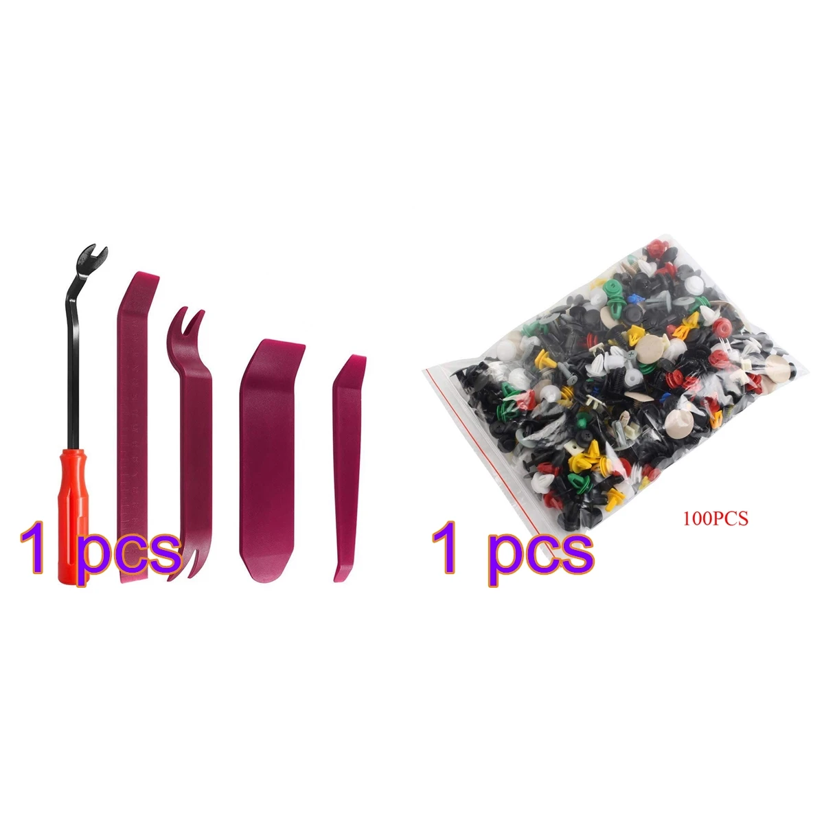 Multi-functional Car Panels Trim Removal Door Panel Removal and Car Fastener Bumper Liner Clips Retainer
Multi-functional Car Panels Trim Removal Door Panel Removal and Car Fastener Bumper Liner Clips Retainer