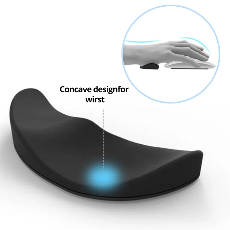 Ergonomic Handguard Mouse Pad Silicon Gel Non-Slip Streamline Wrist Rest Support Mat Computer Mousepad For Office Online Game PC
Ergonomic Handguard Mouse Pad Silicon Gel Non-Slip Streamline Wrist Rest Support Mat Computer Mousepad For Office Online Game PC
