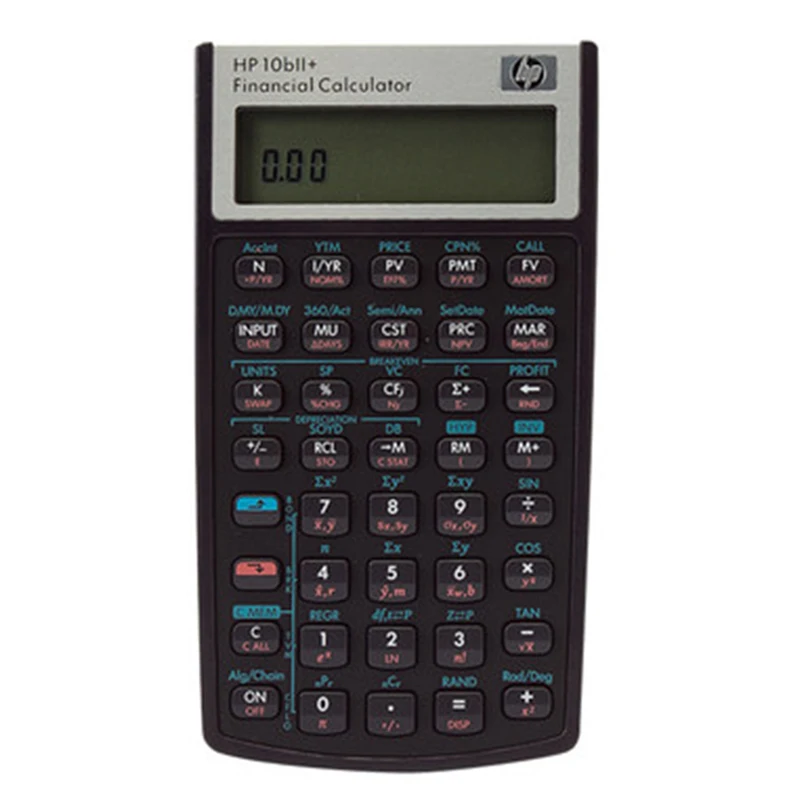 Hp Hp 10bii+ Financial Calculator Hp10b2 Financial Planner Frm Cma Calculator Science Algorithm Students General Business
Hp Hp 10bii+ Financial Calculator Hp10b2 Financial Planner Frm Cma Calculator Science Algorithm Students General Business