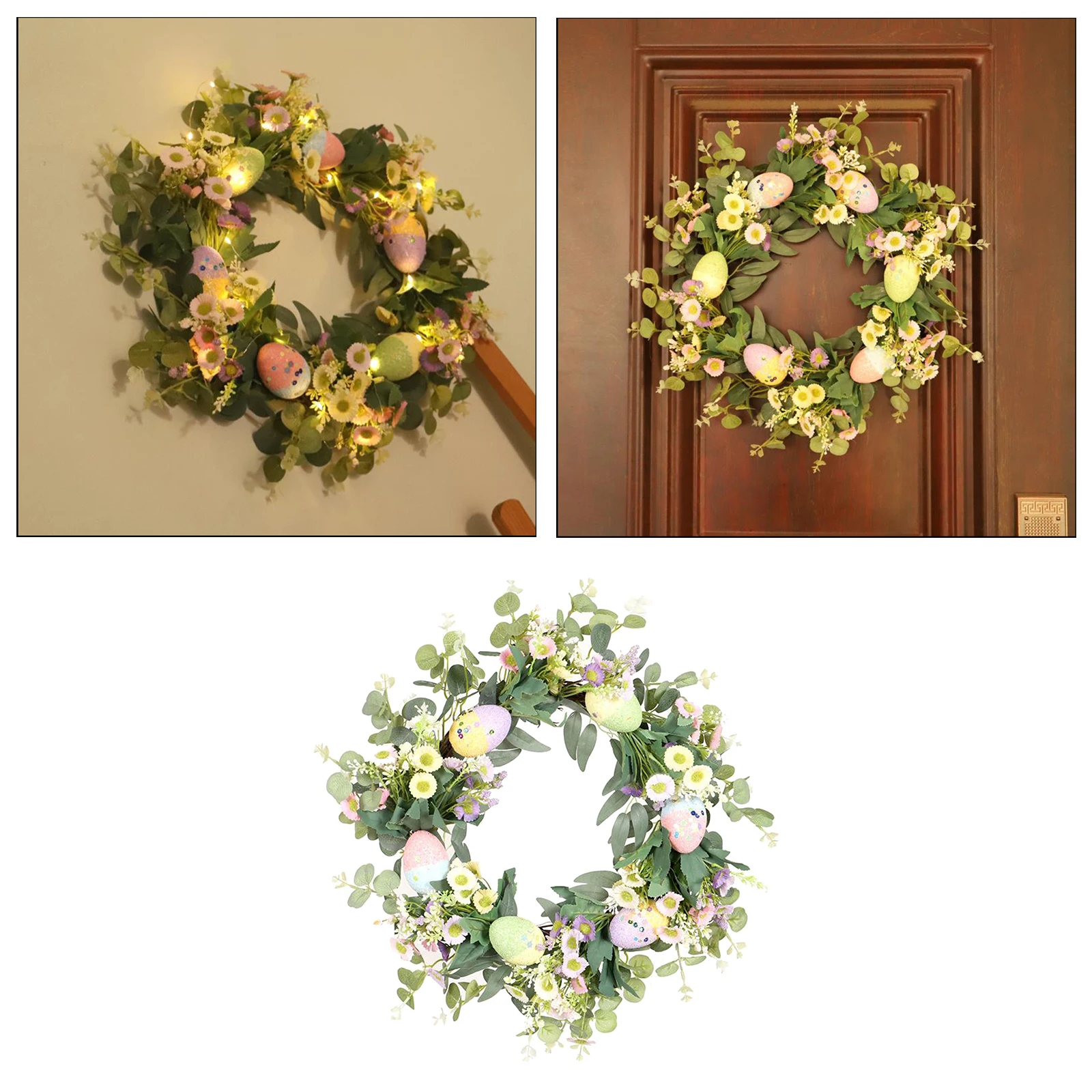 45cm Vivid Easter Door Wreath Front Door Wall Decoration Garland Home Decor
45cm Vivid Easter Door Wreath Front Door Wall Decoration Garland Home Decor