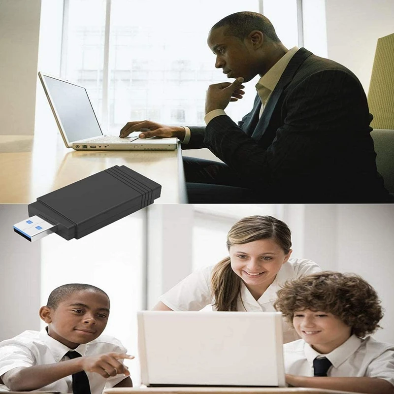 USB WiFi Adapter,1200M,2.4G/5G Dual Band(867+400Mbps) Wireless Network Adapter for PC Desktop,11AC,MU-MIMO&2T2R
USB WiFi Adapter,1200M,2.4G/5G Dual Band(867+400Mbps) Wireless Network Adapter for PC Desktop,11AC,MU-MIMO&2T2R