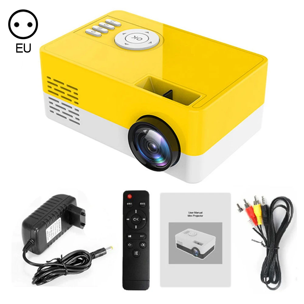 Mini Projector 320x240 Pixels Support 1080P USB Portable Projector Home Kids HDMI-Compatible Media Player for Camping Party
Mini Projector 320x240 Pixels Support 1080P USB Portable Projector Home Kids HDMI-Compatible Media Player for Camping Party