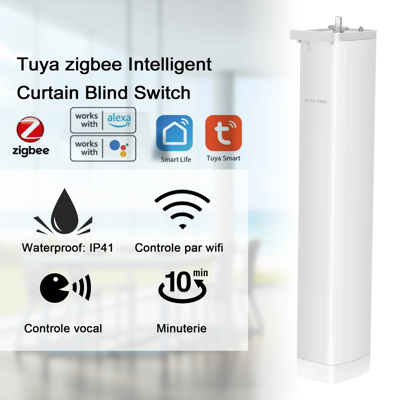 Умный моторизированный двигатель для занавесок Tuya ZigBee с Wi-Fi, работает с Alexa Google Home
Умный моторизированный двигатель для занавесок Tuya ZigBee с Wi-Fi, работает с Alexa Google Home