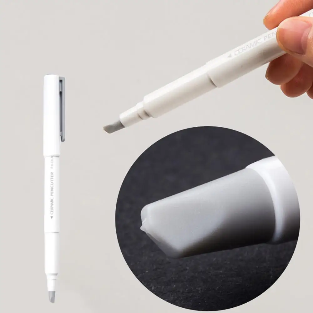 2021 Creative Paper Pen Knife Wear-resistant Newspaper Tape Account Utility Knife Knifes Ceramic Knife Blade Hand Paper Pap B8T5
2021 Creative Paper Pen Knife Wear-resistant Newspaper Tape Account Utility Knife Knifes Ceramic Knife Blade Hand Paper Pap B8T5