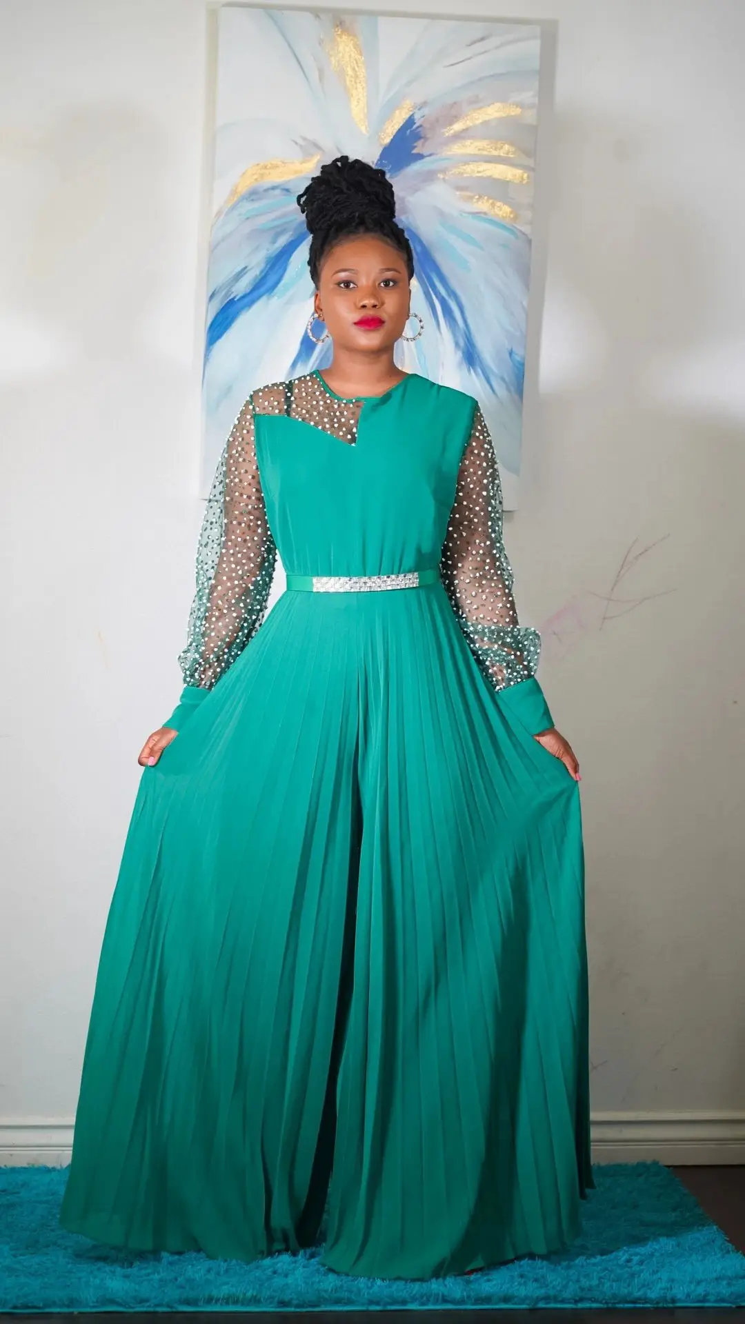 African Clothes for Women Pleated Jumpsuit Africa Dashiki Evening Party Plus Size Clothing No Belt African Plus Size Jumpsuit
African Clothes for Women Pleated Jumpsuit Africa Dashiki Evening Party Plus Size Clothing No Belt African Plus Size Jumpsuit