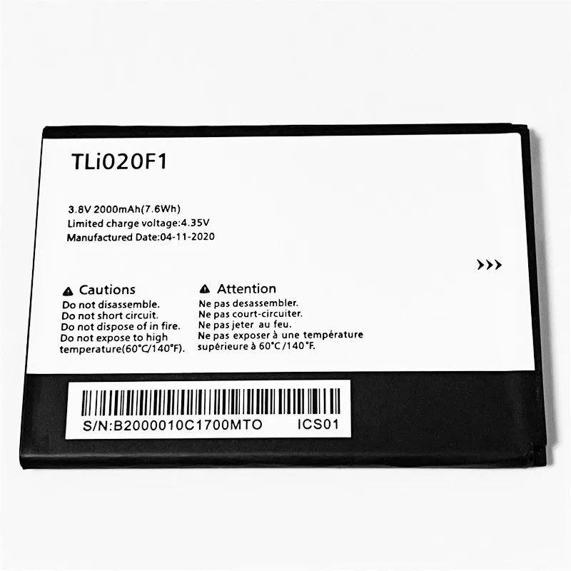 Аккумулятор 3 8 в 2000 мАч TLi020F1 для Alcatel One Touch Idol 2 Mini S 6036X 6036A 6036Y 6036D|Аккумуляторы