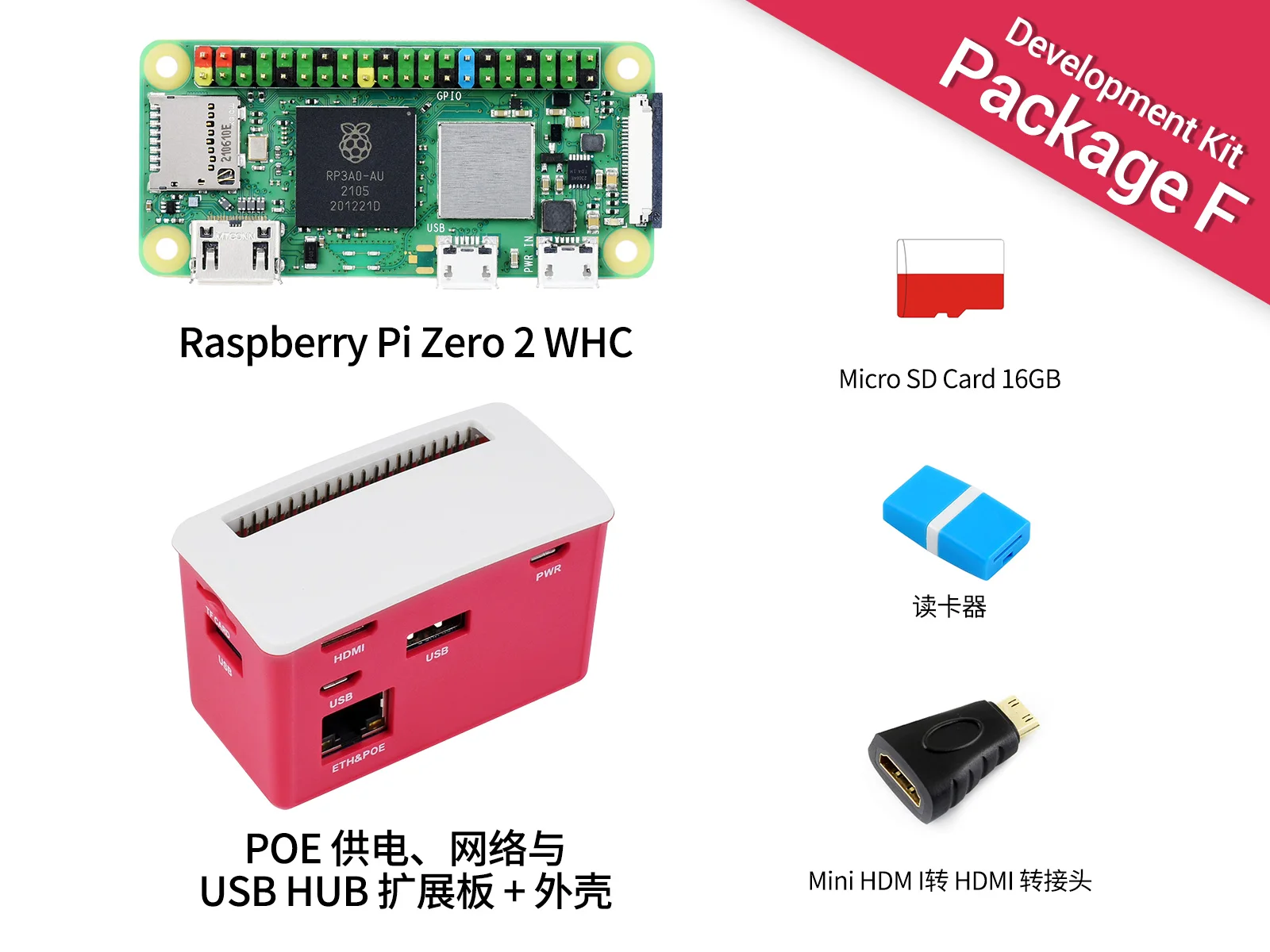 Raspberry Pi Zero 2 WHC Package F,Colored row needle, Five Times Faster.1GHz Quad-Core Arm Cortex-A53 CPU,WiFi,Bluetooth 4.2 BLE
Raspberry Pi Zero 2 WHC Package F,Colored row needle, Five Times Faster.1GHz Quad-Core Arm Cortex-A53 CPU,WiFi,Bluetooth 4.2 BLE