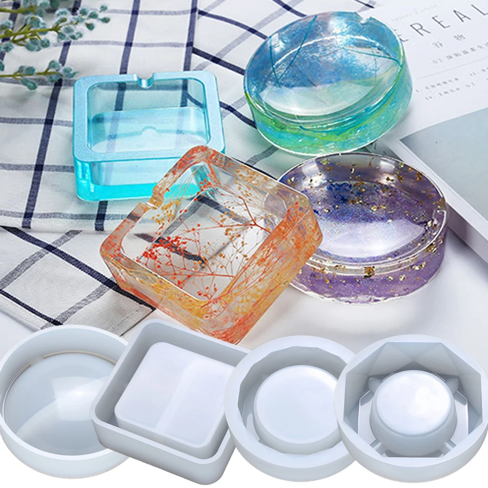 New Mirror Ashtray Silicone Mold Crystal Epoxy UV Resin Plastic Manual Flower Container Glossy Polished DIY Clay Resin Molds
New Mirror Ashtray Silicone Mold Crystal Epoxy UV Resin Plastic Manual Flower Container Glossy Polished DIY Clay Resin Molds