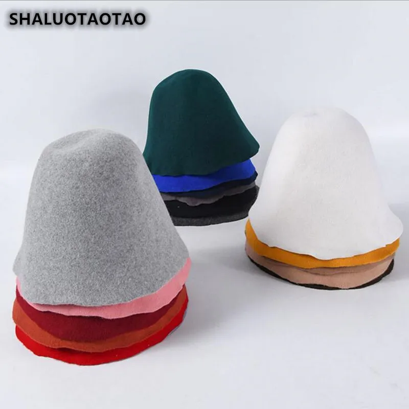 Шапка панама SHALUOTAOTAO женская модная для отдыха брендовая шапка осень зима|Женские