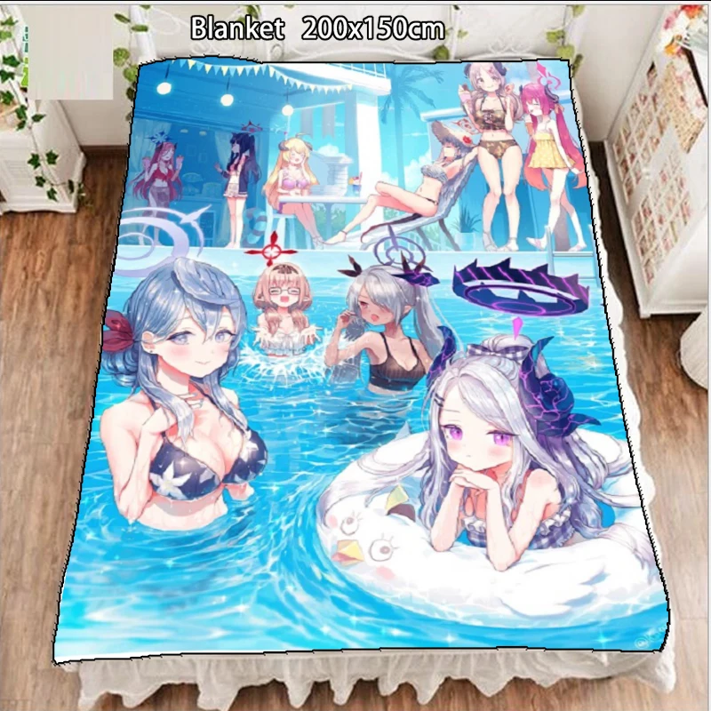 Anime Fleece Blanket Blue Archive ABYDOS quilt carpet soft bedding accessories 200x150cm
Anime Fleece Blanket Blue Archive ABYDOS quilt carpet soft bedding accessories 200x150cm