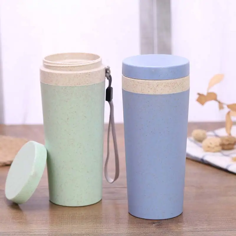 Wheat straw water bottle plastic double protective water bottle portable heat preservation water bottle
Wheat straw water bottle plastic double protective water bottle portable heat preservation water bottle