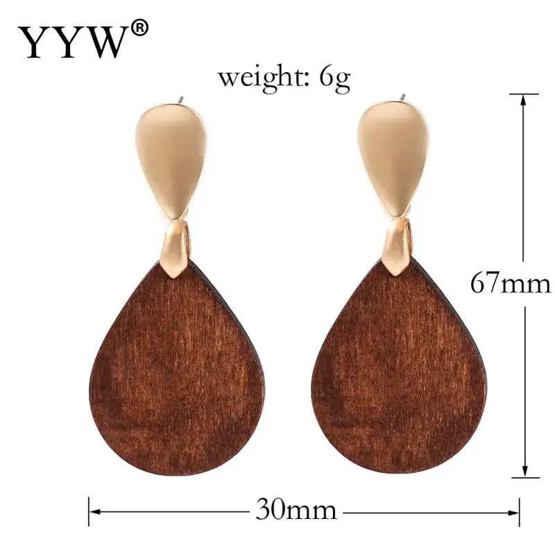 Matte Gold Earrings Wood Earrings Long Retro Geometric Earrings Fashion All-Match Earrings For Female Daily Wear Or Match
Matte Gold Earrings Wood Earrings Long Retro Geometric Earrings Fashion All-Match Earrings For Female Daily Wear Or Match