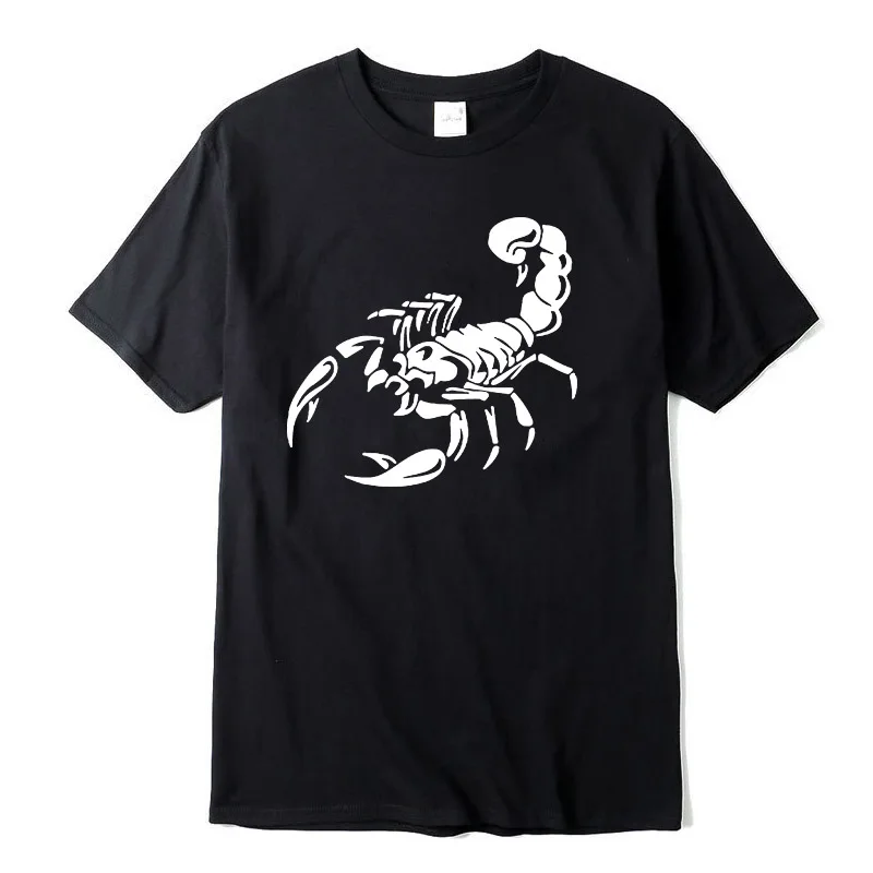 2021 New men's casual high-quality short-sleeved T-shirt scorpion print O-neck T-shirt men's casual hip-hop T-shirt for men
2021 New men's casual high-quality short-sleeved T-shirt scorpion print O-neck T-shirt men's casual hip-hop T-shirt for men