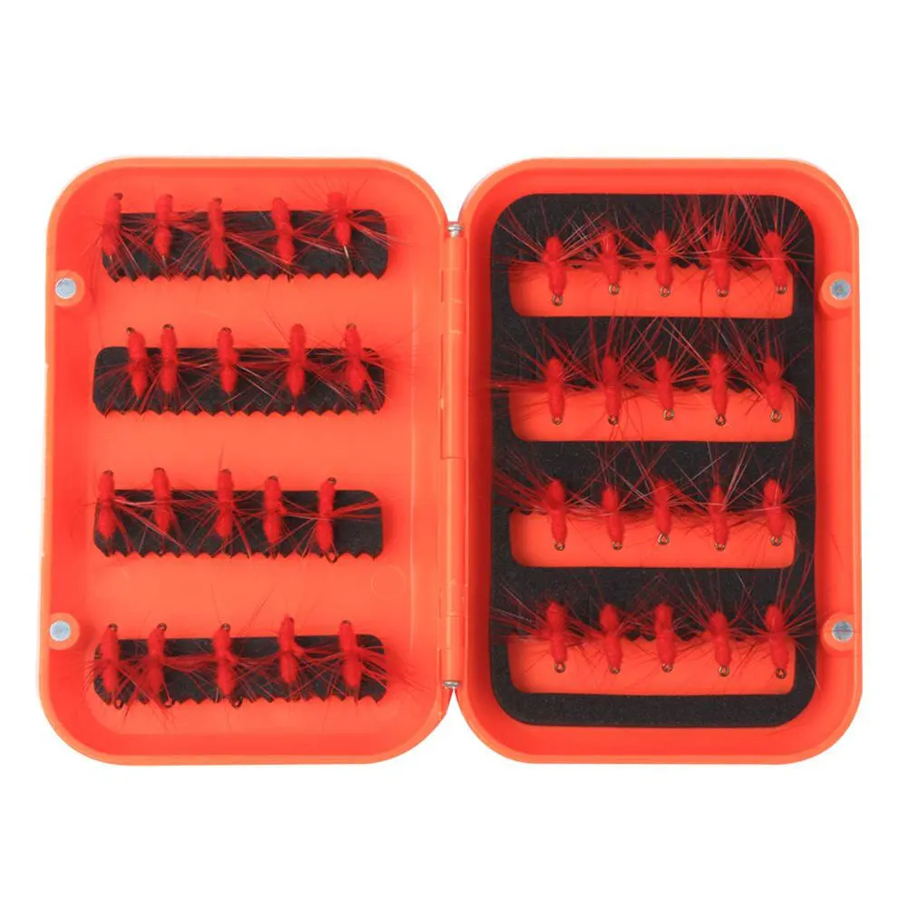 40PCS Fly Fishing Flies Kit Metal Dry Fly Ant Parachute Wulff Irrestible Fly Fishing Lures Fishing Accessories With Storage Box
40PCS Fly Fishing Flies Kit Metal Dry Fly Ant Parachute Wulff Irrestible Fly Fishing Lures Fishing Accessories With Storage Box