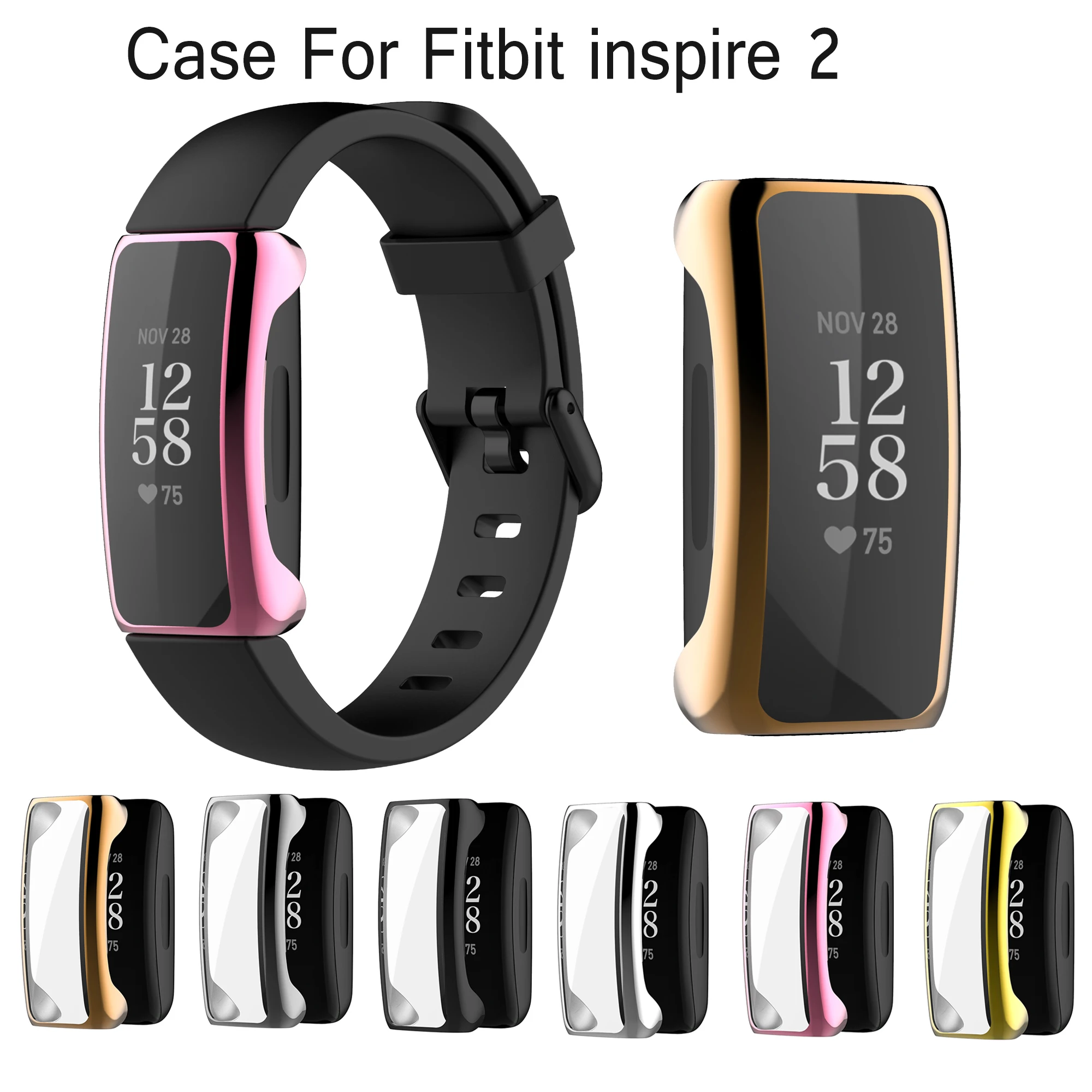 Экран рамка крышка чехла для Fitbit inspire 2 защитный чехол умных часов в виде ракушки чехол из PC с полным покрытием Защитный Чехол для Fitbit inspire 2
Экран рамка крышка чехла для Fitbit inspire 2 защитный чехол умных часов в виде ракушки чехол из PC с полным покрытием Защитный Чехол для Fitbit inspire 2