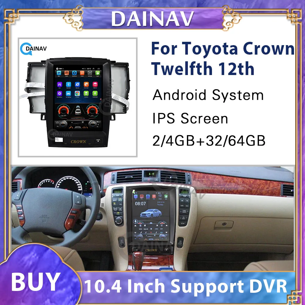 Car Radio Multimedia Player Audio stereo For Toyota Crown 12th Twelfth Vertical Screen Car GPS Navigation DVD Player Auto Stereo
Car Radio Multimedia Player Audio stereo For Toyota Crown 12th Twelfth Vertical Screen Car GPS Navigation DVD Player Auto Stereo