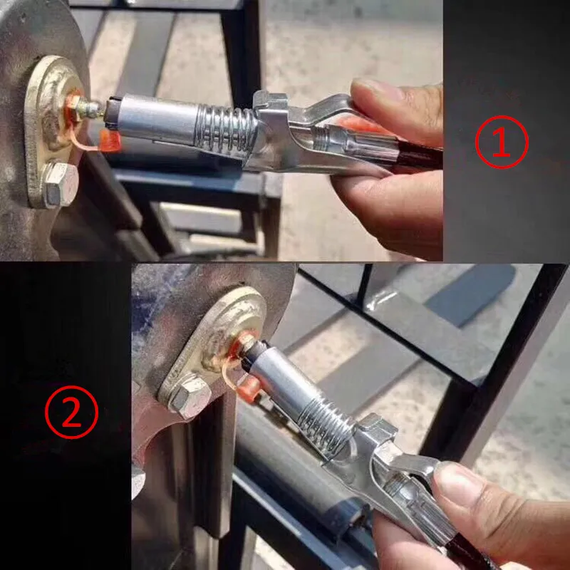 Grease Gun Coupler and Hose Quick Release Lock On Coupling End 1/8" SAE Metric 10000 PSI Tool Quick Lock Grease Gun Accessories
Grease Gun Coupler and Hose Quick Release Lock On Coupling End 1/8" SAE Metric 10000 PSI Tool Quick Lock Grease Gun Accessories