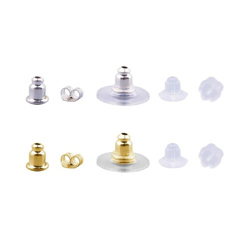 Earring Posts Hypoallergenic Flat Pad Earring Studs with Butterfly and Rubber Bullet Earring Backs for Jewelry Making
Earring Posts Hypoallergenic Flat Pad Earring Studs with Butterfly and Rubber Bullet Earring Backs for Jewelry Making