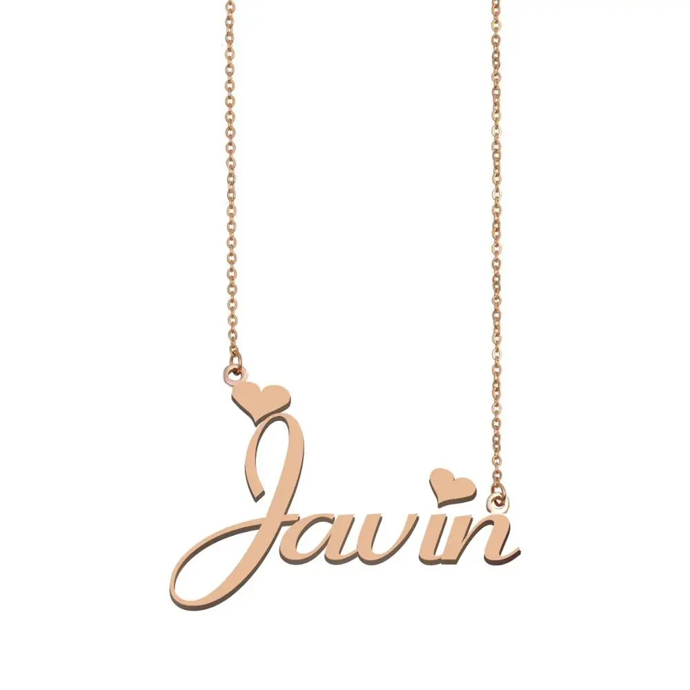 Javin Name Necklace , Custom Name Necklace for Women Girls Best Friends Birthday Wedding Christmas Mother Days Gift
Javin Name Necklace , Custom Name Necklace for Women Girls Best Friends Birthday Wedding Christmas Mother Days Gift