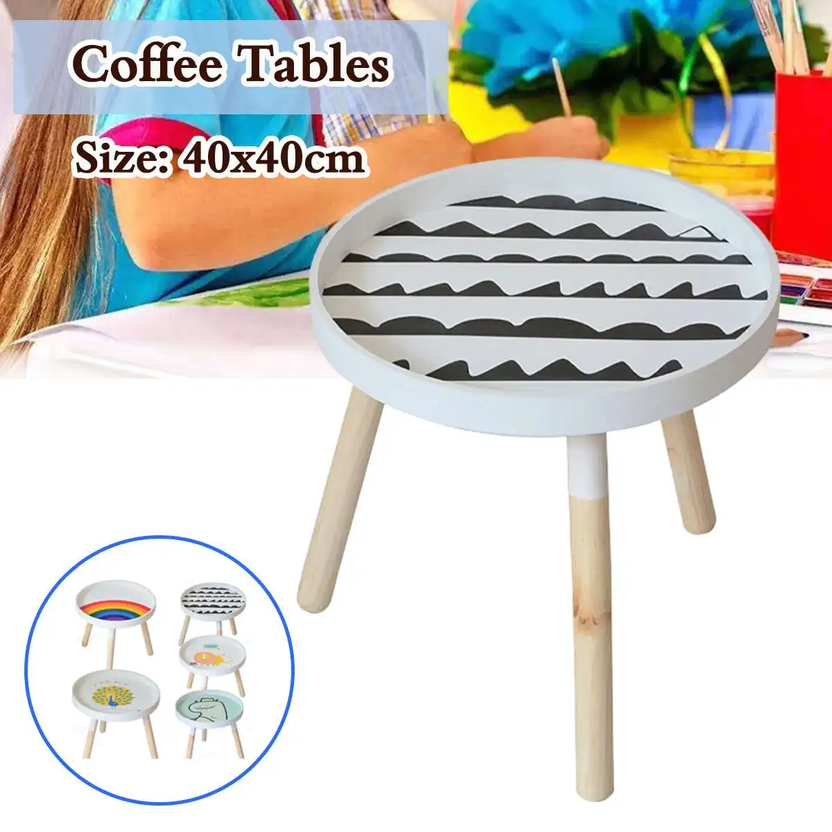 40cm Modern Round Coffee Tea Side Sofa Table Stand Simple Mini Nordic Convenient Tea Tables Bedside table Living Room Decoration
40cm Modern Round Coffee Tea Side Sofa Table Stand Simple Mini Nordic Convenient Tea Tables Bedside table Living Room Decoration