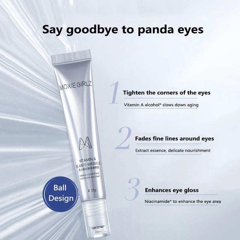 Vitamin A Eye Cream Firm Skin Massage Rolling Eye Cream Fade Dark Circles Anti Aging Wrinkle Moisturize Eyelid Skin Care TSLM1
Vitamin A Eye Cream Firm Skin Massage Rolling Eye Cream Fade Dark Circles Anti Aging Wrinkle Moisturize Eyelid Skin Care TSLM1