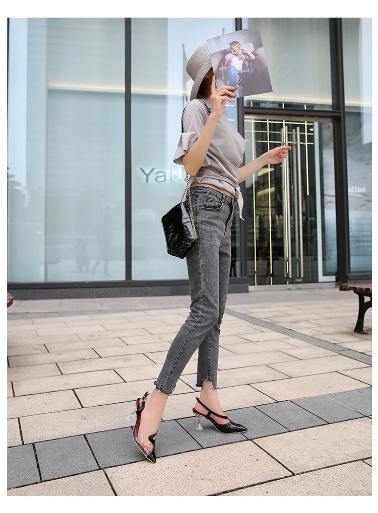 Женские босоножки Linglewei, на очень высоком каблуке, со стразами, на тонком каблуке, с острым носком, разноцветные, для весны и лета
Женские босоножки Linglewei, на очень высоком каблуке, со стразами, на тонком каблуке, с острым носком, разноцветные, для весны и лета