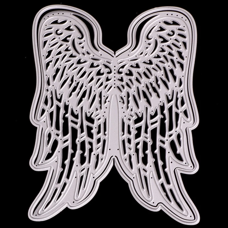 Металлические Вырубные штампы для рукоделия вырезанные ангел сердце крылья