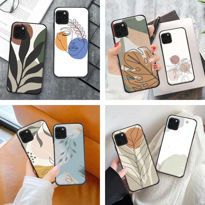 Abstract Line Face Art Sketch Leaves Phone Case For iPhone SE 2020 10 X XR XS MAX 13 12 Mini 11 Pro Max 8 7 6S Plus Black Cover
Abstract Line Face Art Sketch Leaves Phone Case For iPhone SE 2020 10 X XR XS MAX 13 12 Mini 11 Pro Max 8 7 6S Plus Black Cover