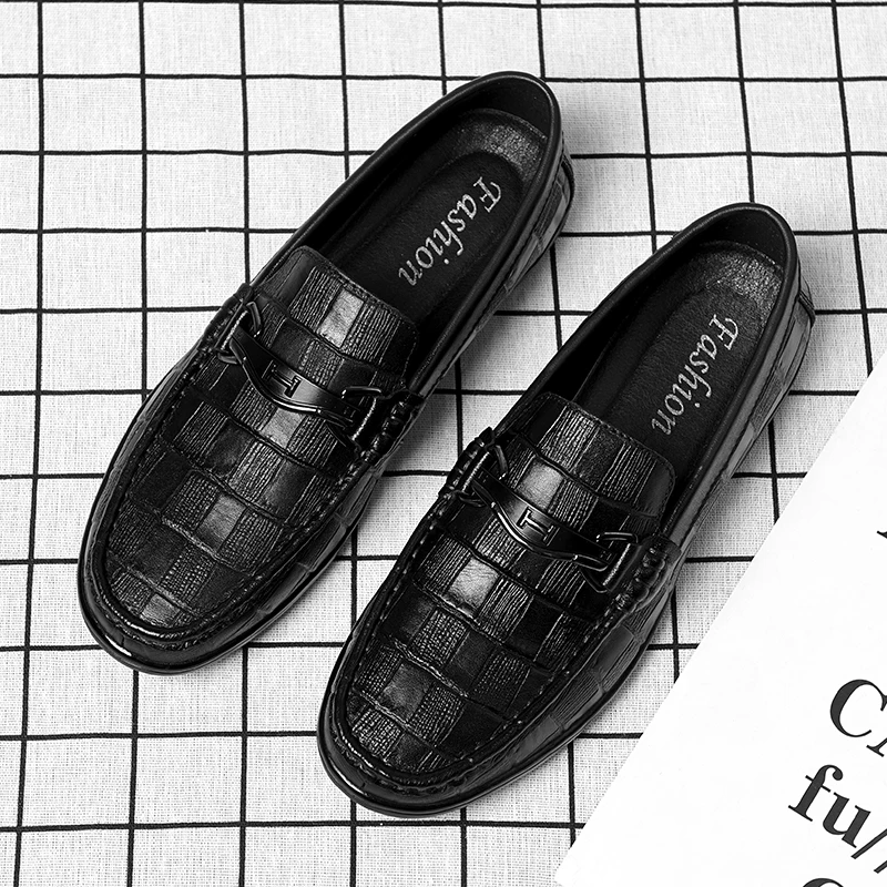 Genuine Leather Men Casual Shoes 2021 Mens Loafers Moccasins Breathable Slip on Black Comfortable fashionable Walk Shoes
Genuine Leather Men Casual Shoes 2021 Mens Loafers Moccasins Breathable Slip on Black Comfortable fashionable Walk Shoes