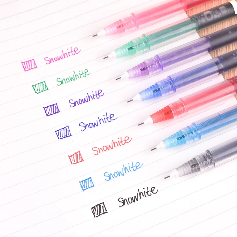 6/7pcs/set 0.5mm Roller Pen Black/Red/blue Color ink Straight Liquid Rollerball Gel Pen for School Office Stationery Kawaii
6/7pcs/set 0.5mm Roller Pen Black/Red/blue Color ink Straight Liquid Rollerball Gel Pen for School Office Stationery Kawaii