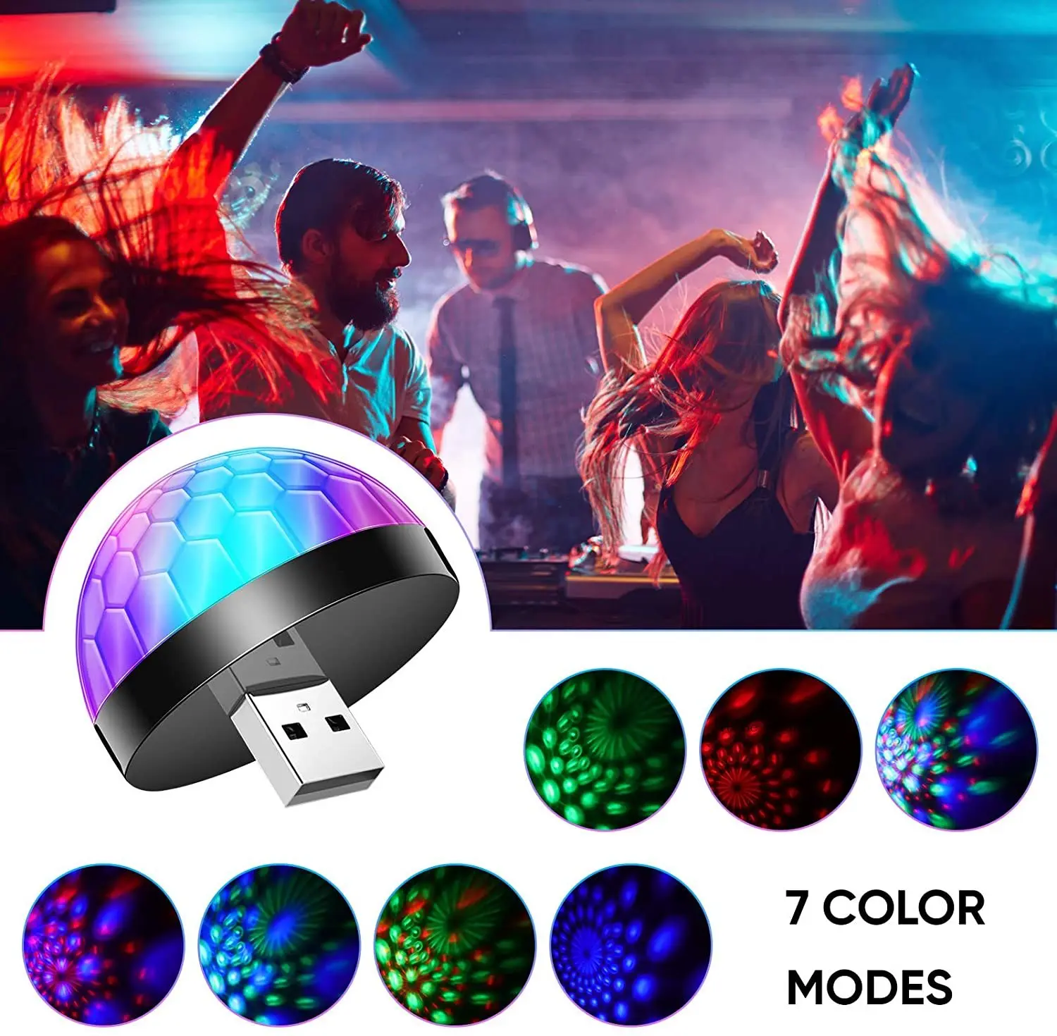 12 Pcs USB Mini Disco Ball Lights DJ Ball USB Magic Strobe LED Atmosphere Party Light Christmas Halloween Disco Stage Lights
12 Pcs USB Mini Disco Ball Lights DJ Ball USB Magic Strobe LED Atmosphere Party Light Christmas Halloween Disco Stage Lights