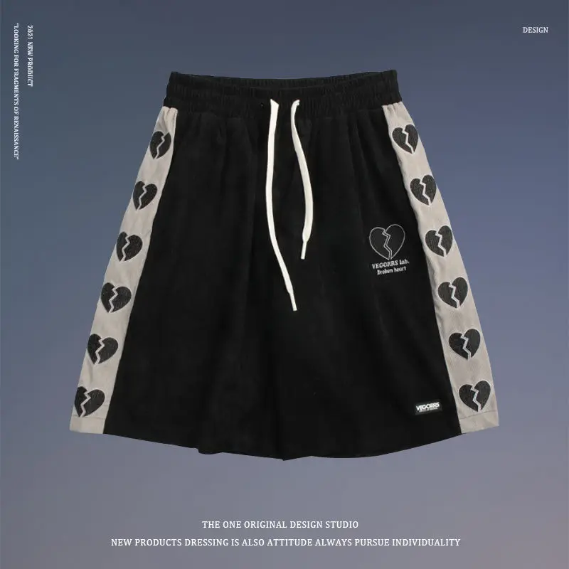 Summer fashion brand love embroidery color matching sports Capris men's and women's hip hop Street hiphop loose casual shorts
Summer fashion brand love embroidery color matching sports Capris men's and women's hip hop Street hiphop loose casual shorts