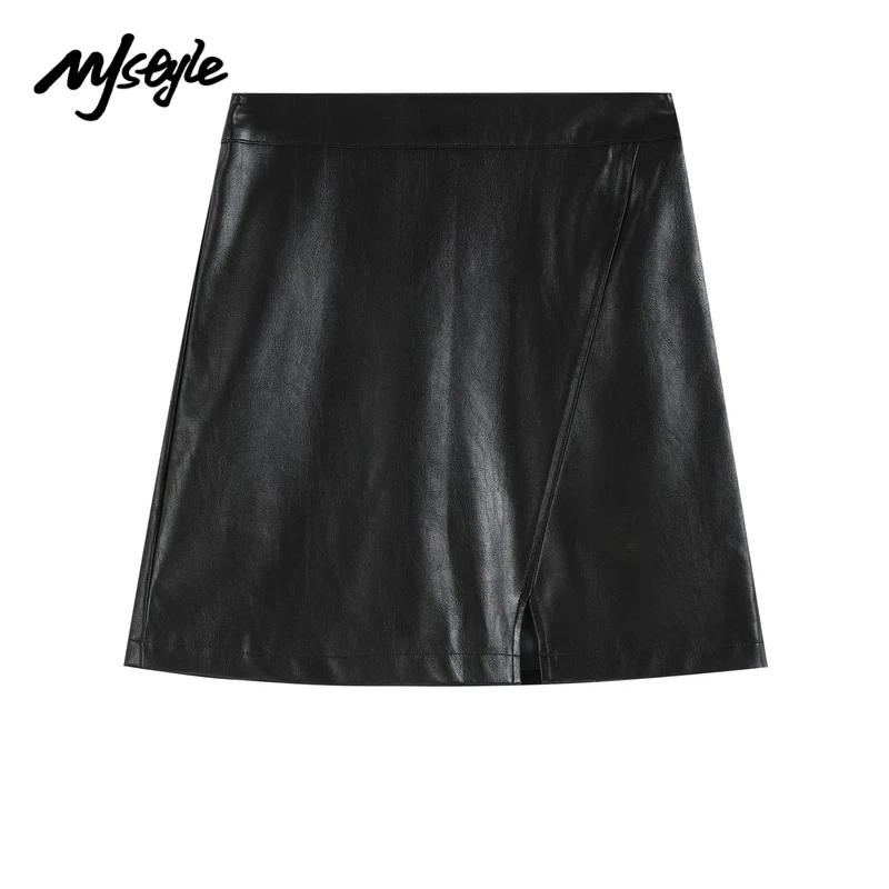 MJstyle 2021 Fall Winter Girls Retro Slim A line Zipper Faux PU Leather Split Mini Skirt High Waist Streetwear Mujer 721070028
MJstyle 2021 Fall Winter Girls Retro Slim A line Zipper Faux PU Leather Split Mini Skirt High Waist Streetwear Mujer 721070028