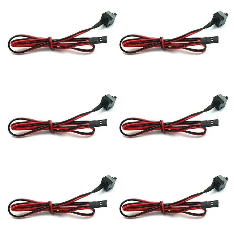 HOT-Computer Switch Wire Cable On/Off Push Button Restart Line PC Power Switch Cables 45cm (6 Pack 2 Pin)
HOT-Computer Switch Wire Cable On/Off Push Button Restart Line PC Power Switch Cables 45cm (6 Pack 2 Pin)