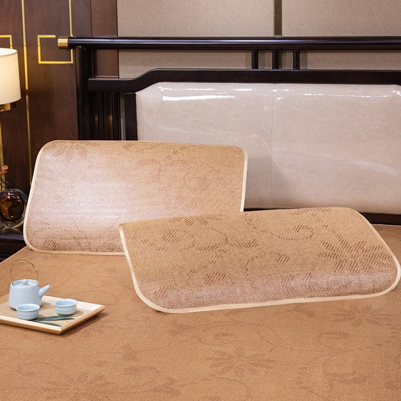 Breathable Bed Protection Pad with Pillow Mat Non-slip Summer Sleeping Mat with Elastic Bands Mattress Pad 150*200 Fitted Sheet 
Breathable Bed Protection Pad with Pillow Mat Non-slip Summer Sleeping Mat with Elastic Bands Mattress Pad 150*200 Fitted Sheet