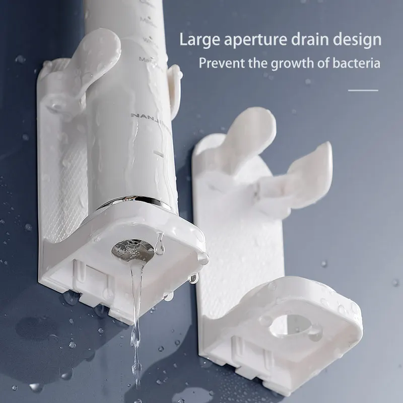 Wall-Mounted Electric Toothbrush Holder Traceless Toothbrush Organizer Stand Rack Space Saving Bathroom Accessories
Wall-Mounted Electric Toothbrush Holder Traceless Toothbrush Organizer Stand Rack Space Saving Bathroom Accessories