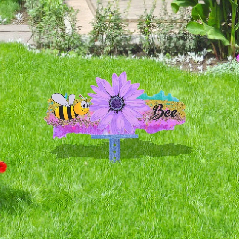 FQYL Colorful Bee Flowers Garden Decor Terrace Garden Outdoor Backyard Lawn Stake Gardening Ornament Acrylic Yard Fence Decor
FQYL Colorful Bee Flowers Garden Decor Terrace Garden Outdoor Backyard Lawn Stake Gardening Ornament Acrylic Yard Fence Decor