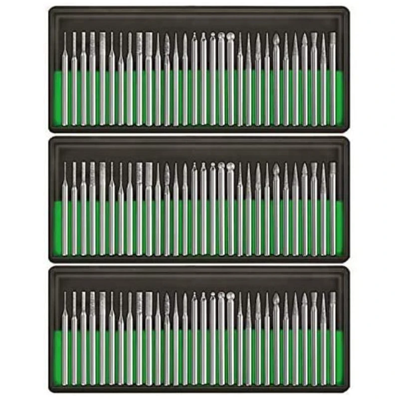 Diamond Burr Bit Tool Kit For Engraving And Engraving Rotary Tools-1/8 Inch (3Mm) Shank 90 Pieces/3 Sets
Diamond Burr Bit Tool Kit For Engraving And Engraving Rotary Tools-1/8 Inch (3Mm) Shank 90 Pieces/3 Sets