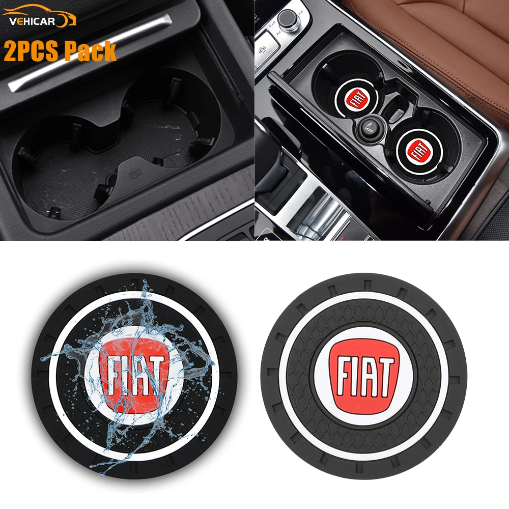 VEHICAR 2PCS Car Auto Water Cup Slot Non-Slip Mat Bottle Holder Mat For FIAT Decorate Styling Car Accessories
VEHICAR 2PCS Car Auto Water Cup Slot Non-Slip Mat Bottle Holder Mat For FIAT Decorate Styling Car Accessories