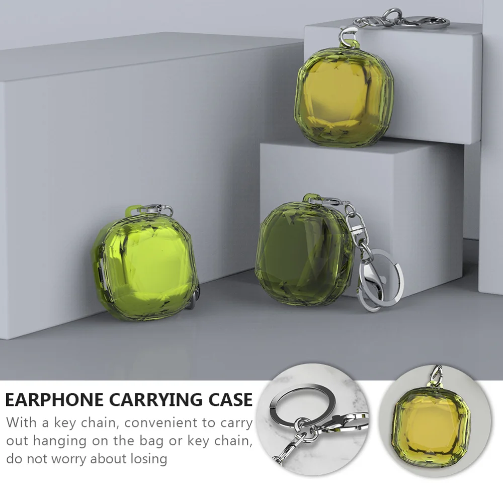 1Pc Earphone Box Transparent Protective Cover Compatible for Galaxy Buds live 
1Pc Earphone Box Transparent Protective Cover Compatible for Galaxy Buds live