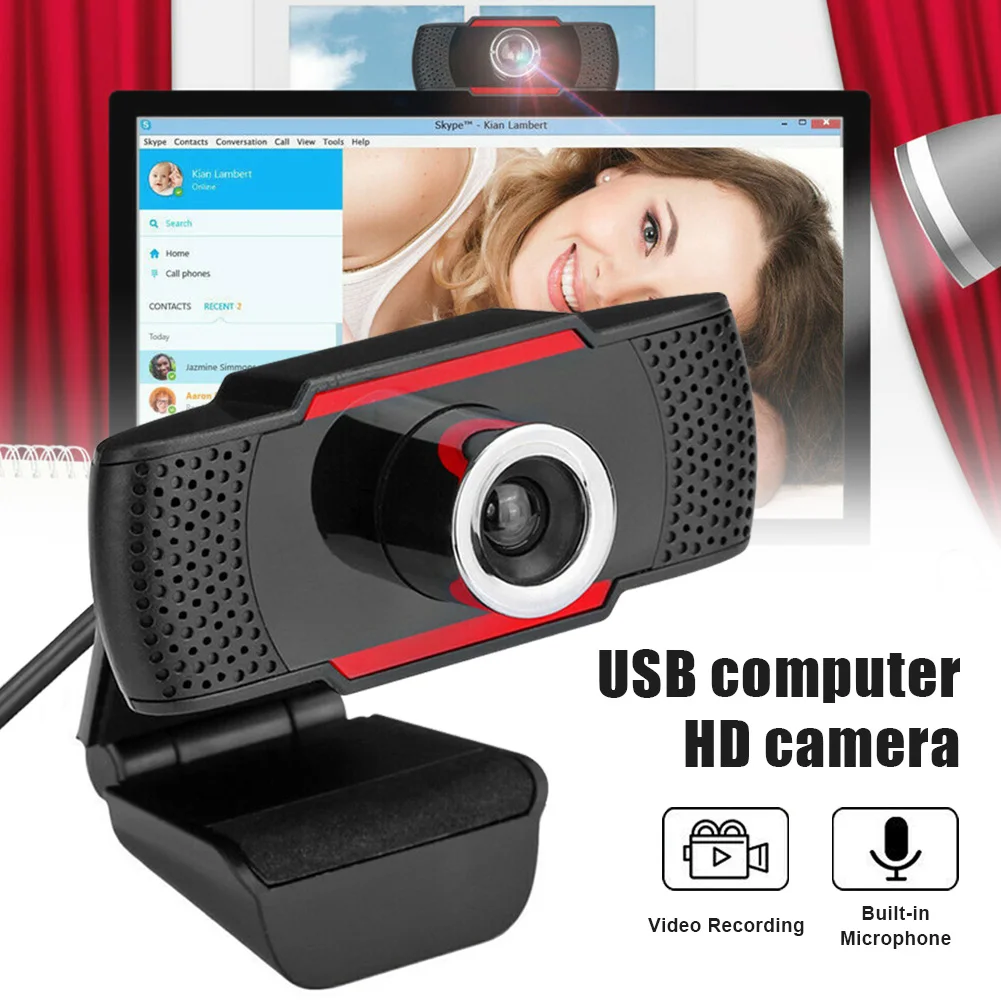 720/1080p USB HD Webcam Camera with Mic Web Cam Video Calling for Computer PC Laptops SP99
720/1080p USB HD Webcam Camera with Mic Web Cam Video Calling for Computer PC Laptops SP99