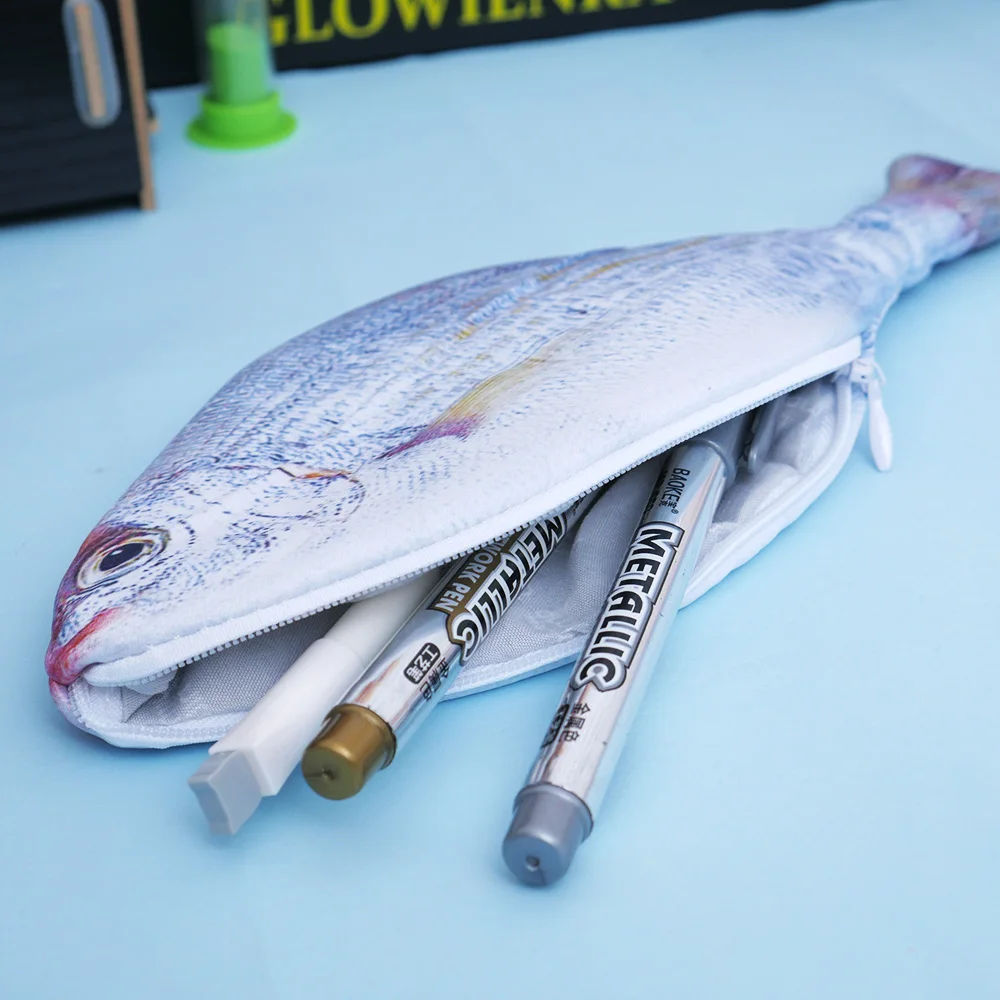 1Pcs Creative Fish Shape Cloth Pencil Case Lovely Kawaii Pencils Bags School Supplies Stationery Pouch Pen Box for Kids Gift
1Pcs Creative Fish Shape Cloth Pencil Case Lovely Kawaii Pencils Bags School Supplies Stationery Pouch Pen Box for Kids Gift