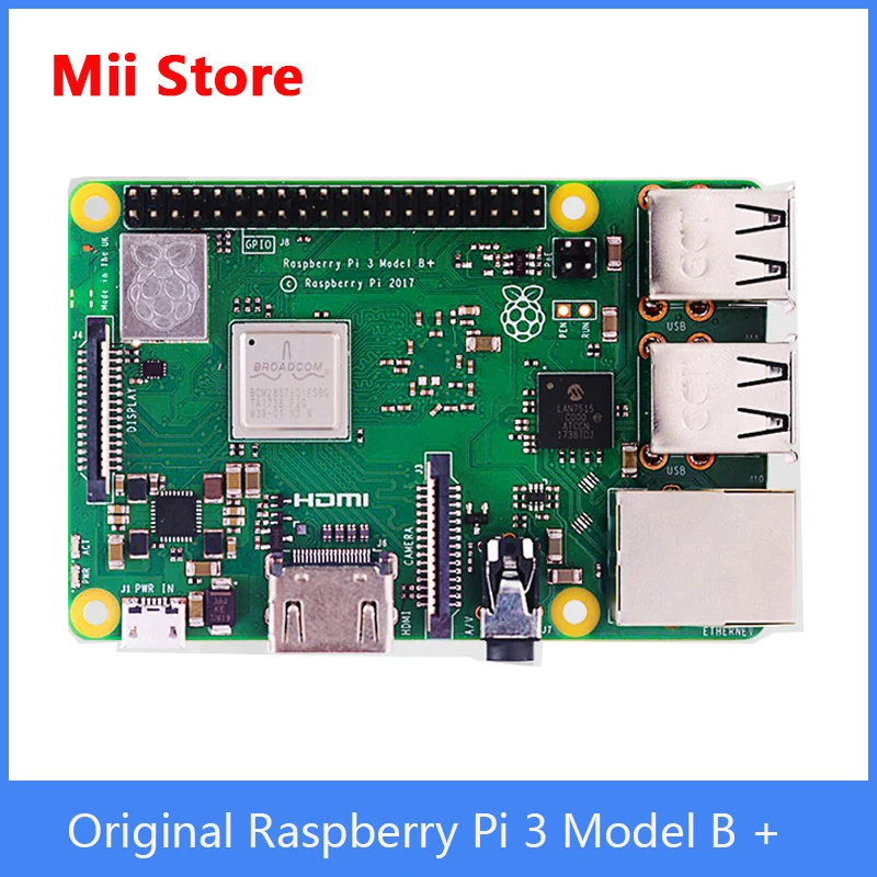 Raspberry 3 Model B + плата 1,4 ГГц 64-разрядный четырехъядерный процессор ARM Cortex-A53 с Wi-Fi и Bluetooth
Raspberry 3 Model B + плата 1,4 ГГц 64-разрядный четырехъядерный процессор ARM Cortex-A53 с Wi-Fi и Bluetooth