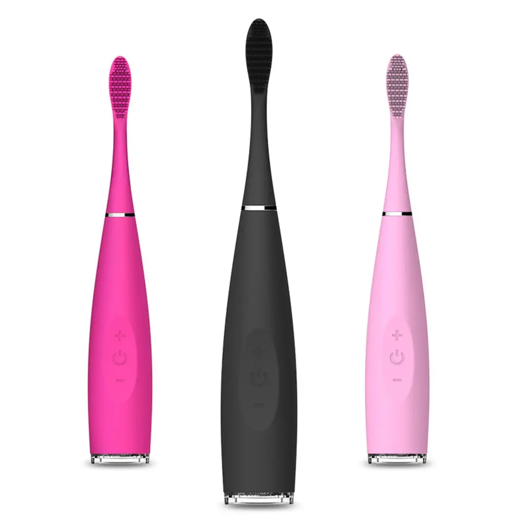 Electric Silicone Toothbrush Waterproof USB Rechargeable Toothbrush Replacement Brush Heads Home Use Oral Cleaning Tool
Electric Silicone Toothbrush Waterproof USB Rechargeable Toothbrush Replacement Brush Heads Home Use Oral Cleaning Tool