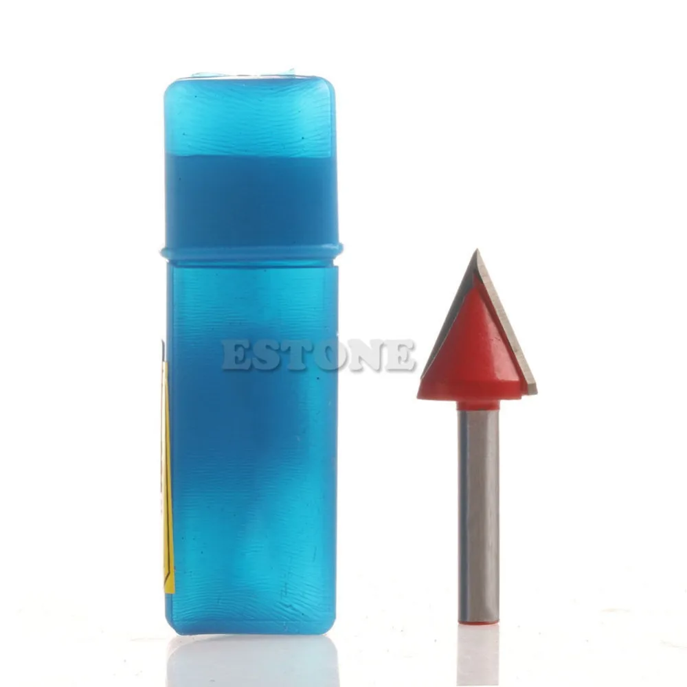 1/4" V Groove Bit CNC 60 Degree Router Carving Tool Woodworking Cutter 6 x 22mm
1/4" V Groove Bit CNC 60 Degree Router Carving Tool Woodworking Cutter 6 x 22mm